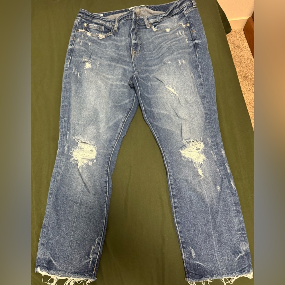 Torrid high rise straight jeans